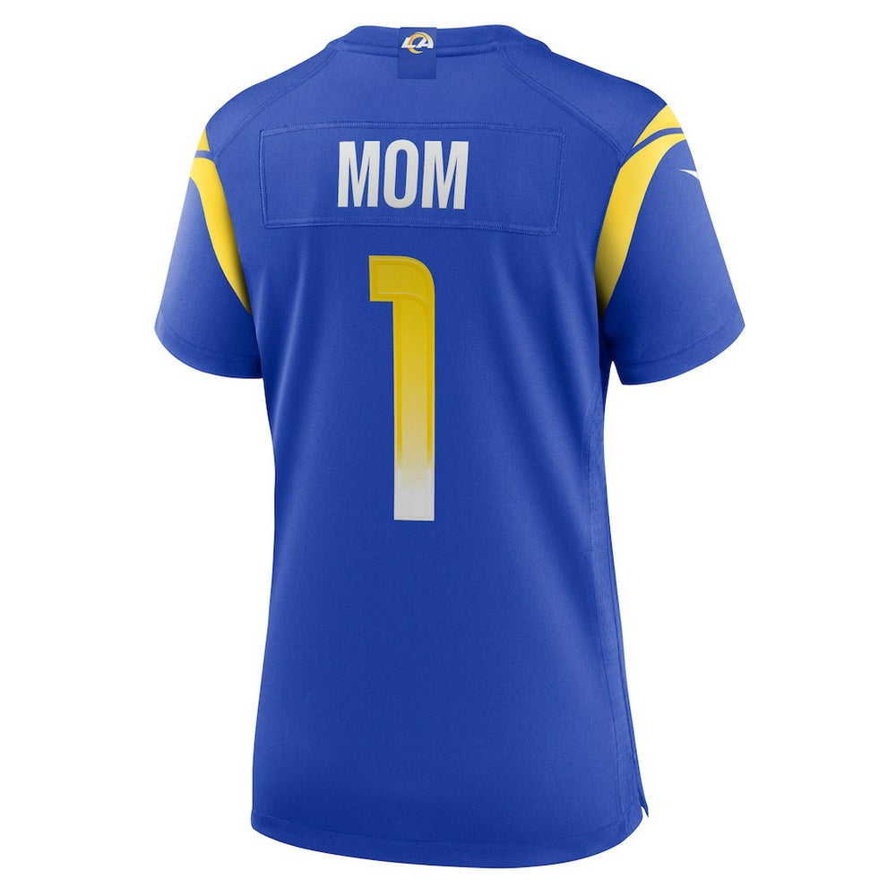 Number 1 Mom Los Angeles Rams Women's Game Jersey Royal - Nike