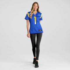 Number 1 Mom Los Angeles Rams Women's Game Jersey Royal - Nike