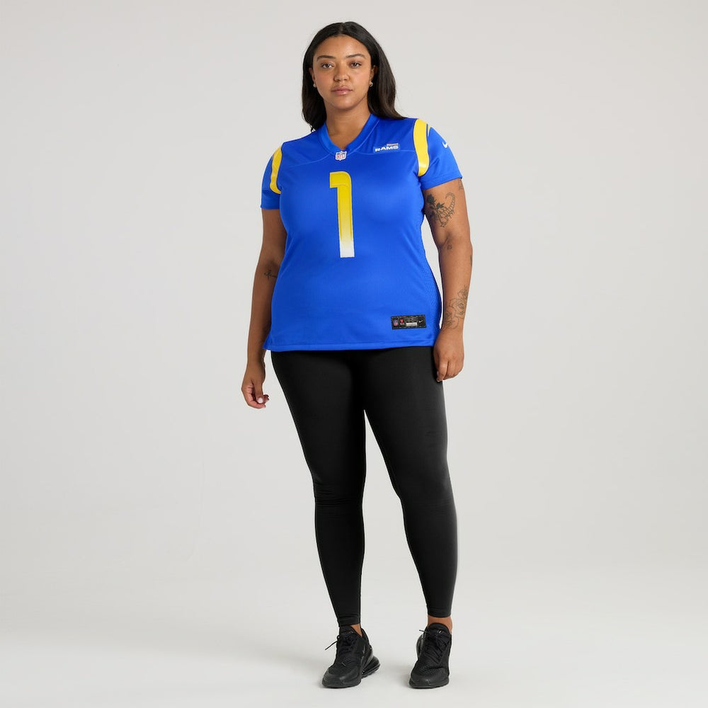 Number 1 Mom Los Angeles Rams Women's Game Jersey Royal - Nike