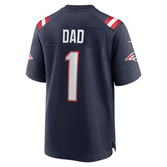 Number 1 Dad New England Patriots Game Jersey Navy - Nike