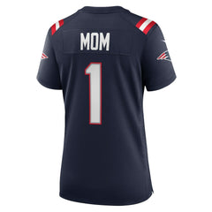 Number 1 Mom New England Patriots Women's Game Jersey Navy - Nike