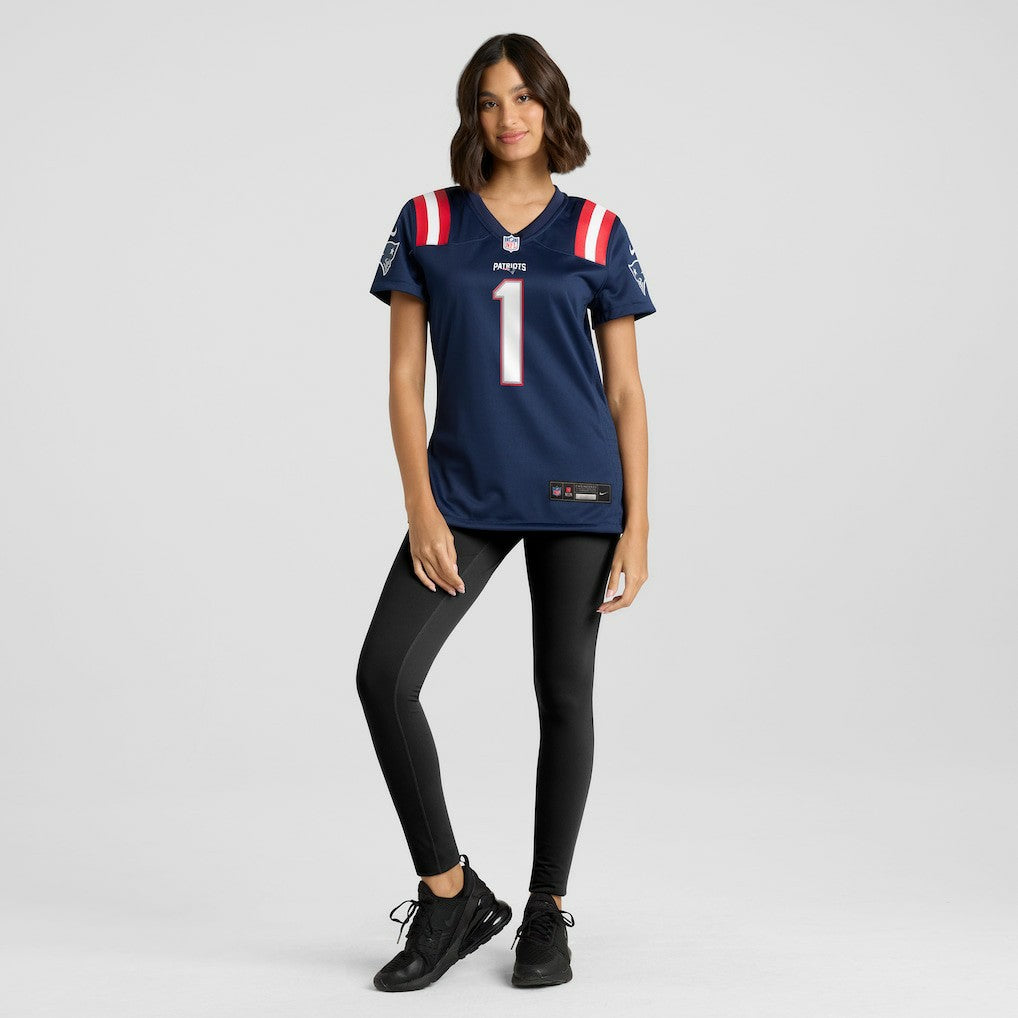 Number 1 Mom New England Patriots Women's Game Jersey Navy - Nike