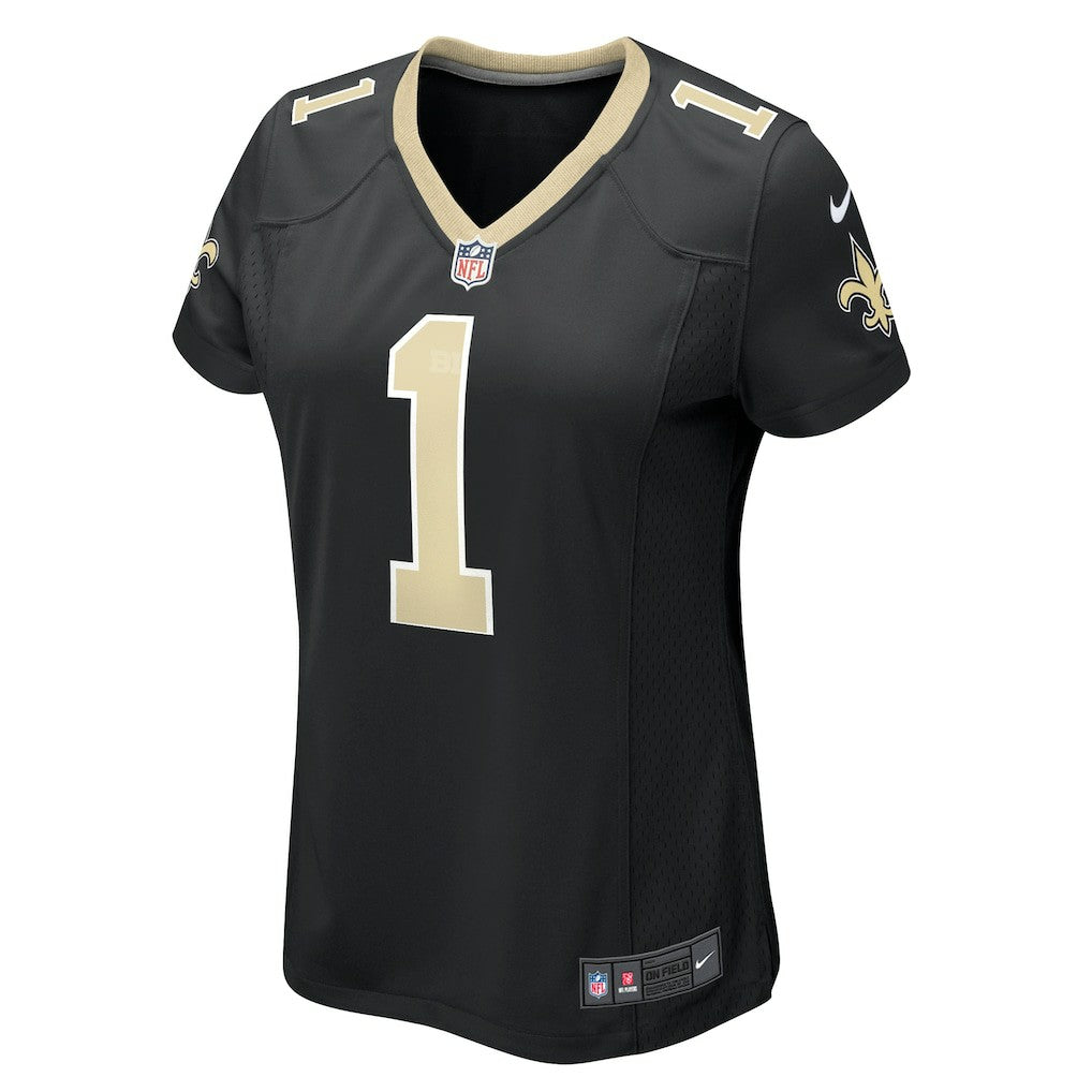 Number 1 Mom New Orleans Saints Women's Game Jersey Black - Nike