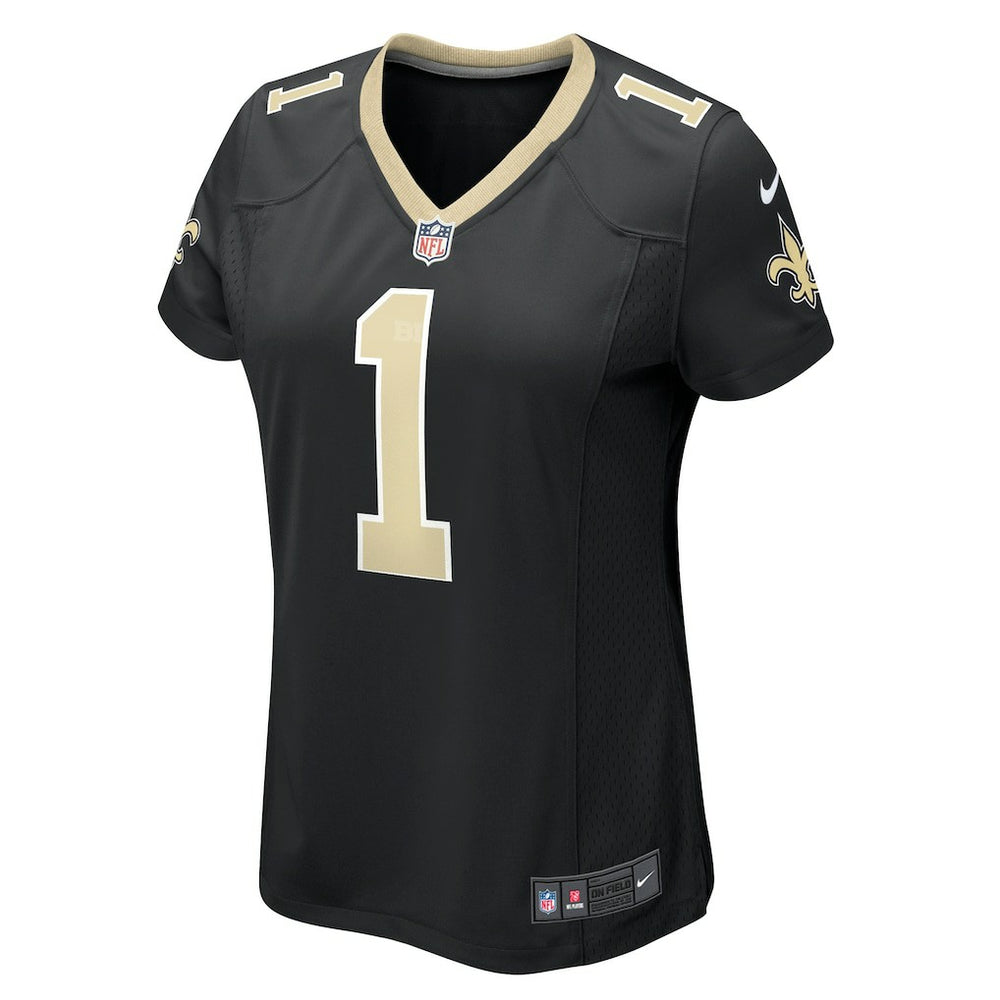 Number 1 Mom New Orleans Saints Women's Game Jersey Black - Nike