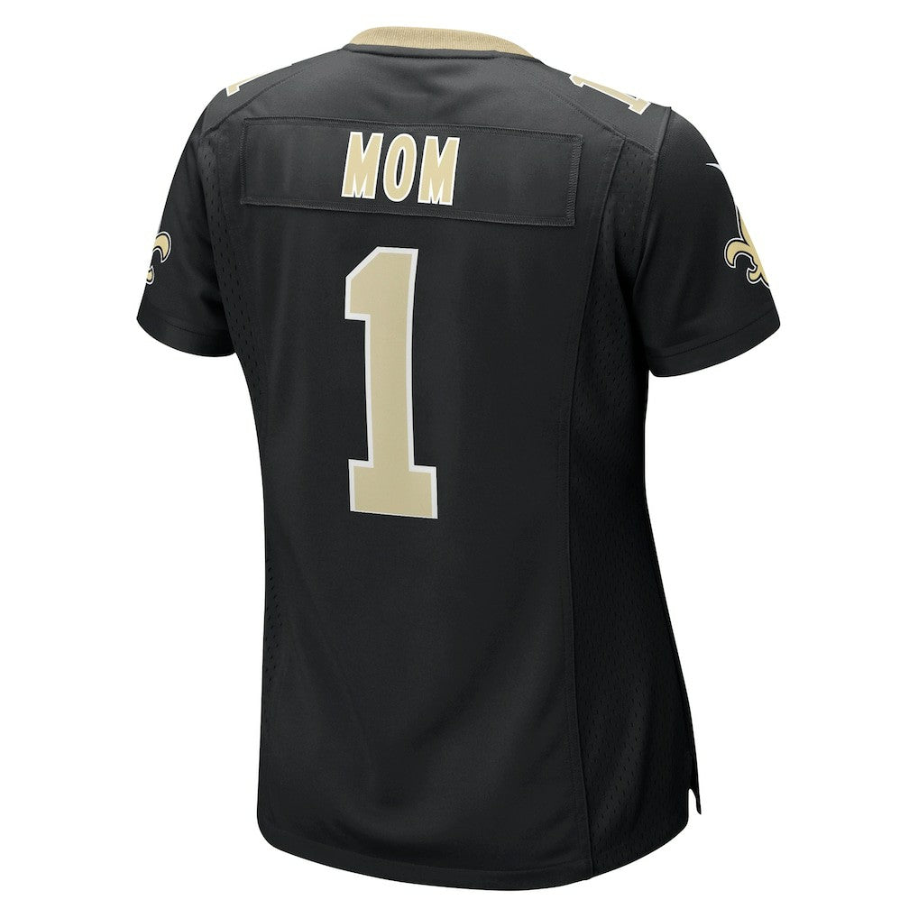 Number 1 Mom New Orleans Saints Women's Game Jersey Black - Nike