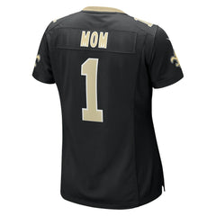 Number 1 Mom New Orleans Saints Women's Game Jersey Black - Nike
