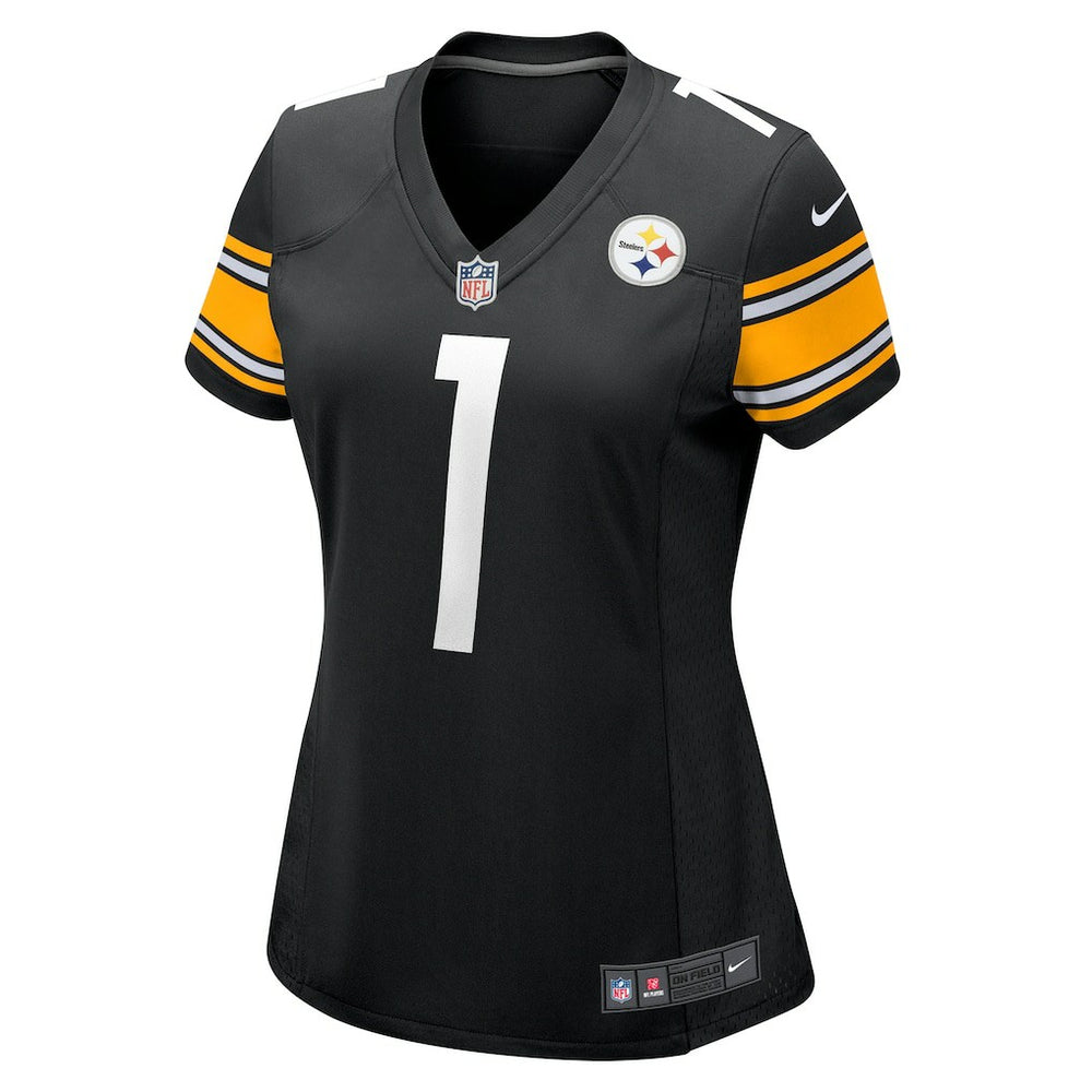 Number 1 Mom Pittsburgh Steelers Women's Game Jersey Black - Nike