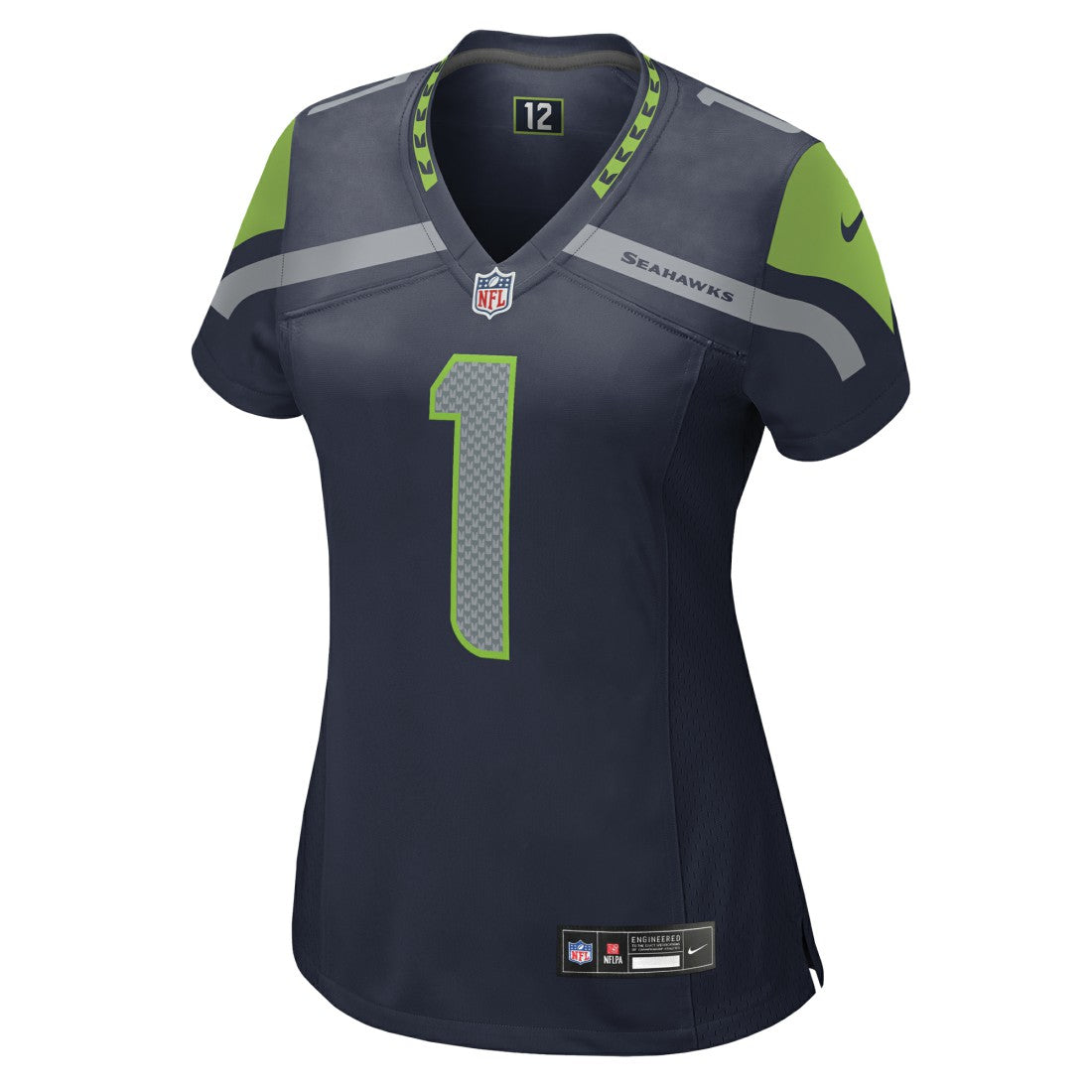 Number 1 Mom Seattle Seahawks Women's Game Jersey College Navy - Nike