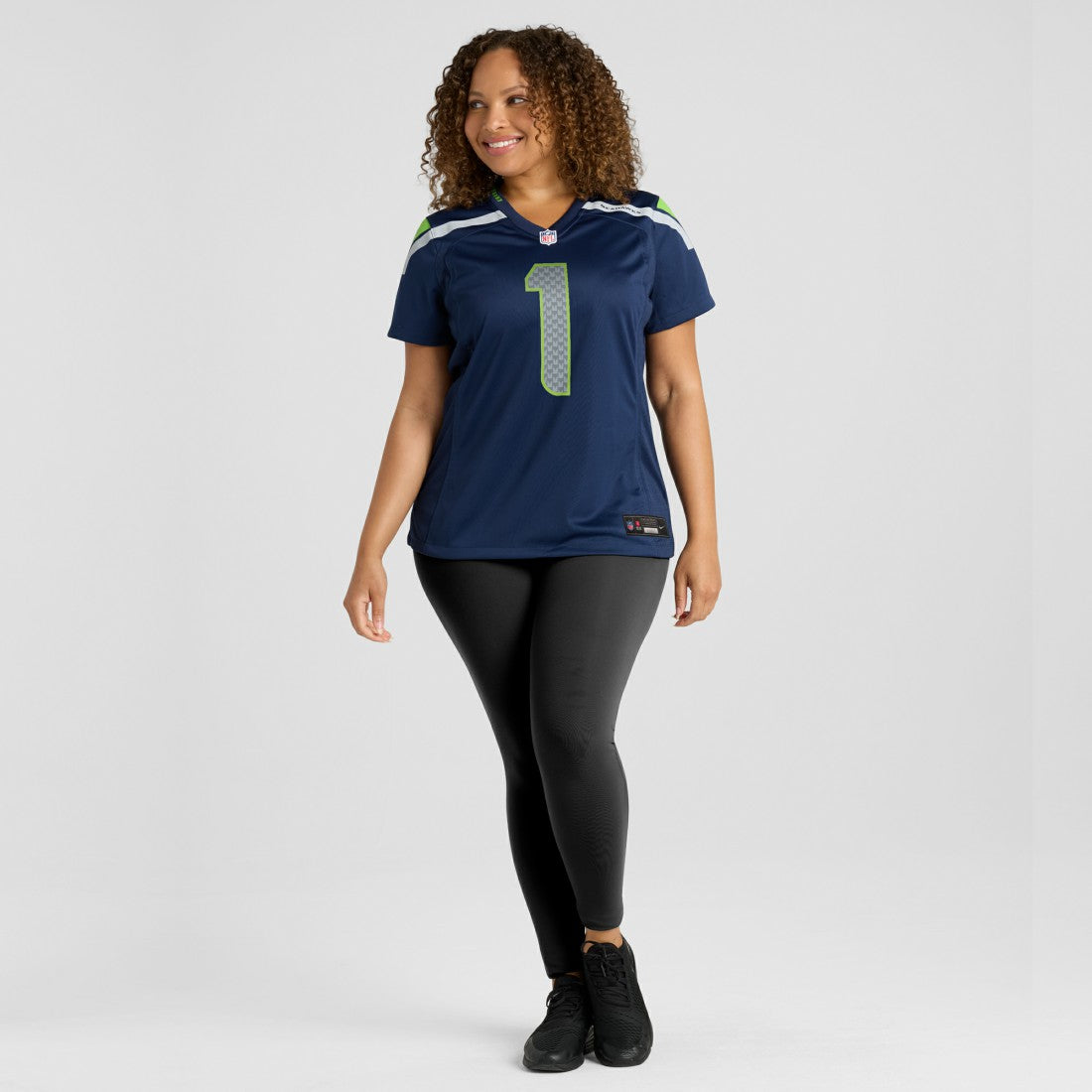 Number 1 Mom Seattle Seahawks Women's Game Jersey College Navy - Nike