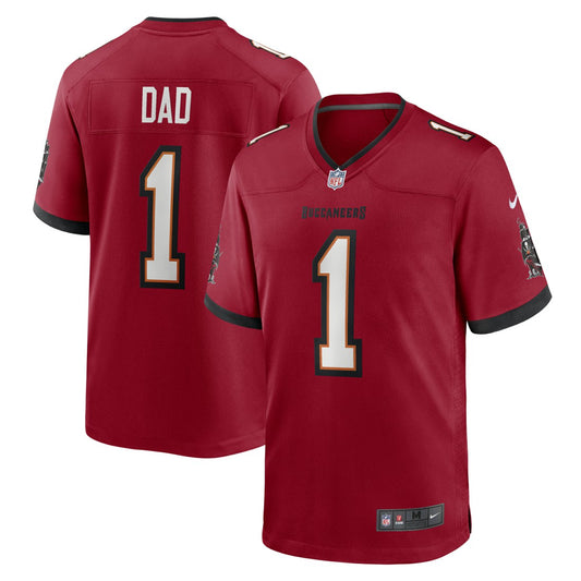 Number 1 Dad Tampa Bay Buccaneers Game Jersey - Red | NFL Jerseys