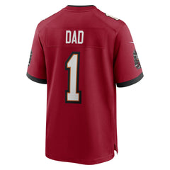 Number 1 Dad Tampa Bay Buccaneers Game Jersey Red - Nike