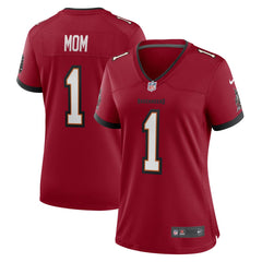 Number 1 Mom Tampa Bay Buccaneers Women's Game Jersey Red - Nike