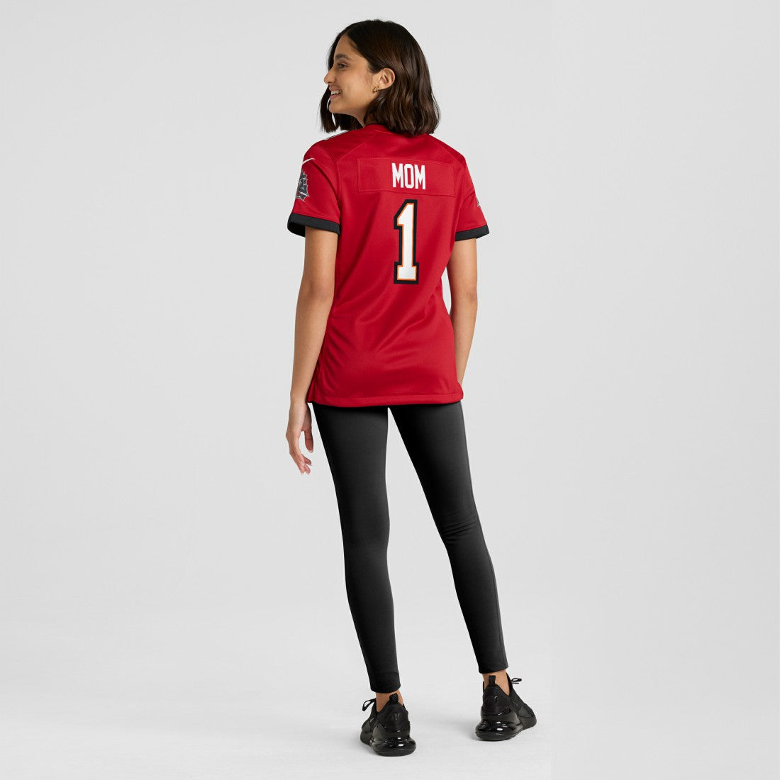 Number 1 Mom Tampa Bay Buccaneers Women's Game Jersey - Red | NFL Jerseys