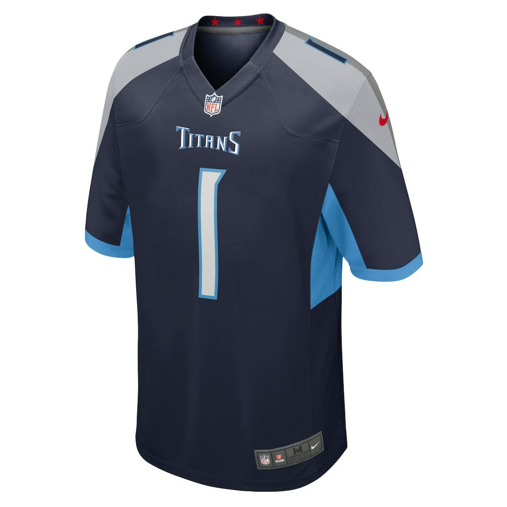 Number 1 Dad Tennessee Titans Game Jersey Navy - Nike