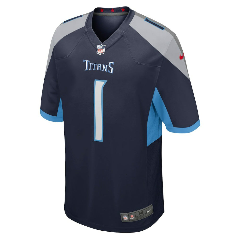 Number 1 Dad Tennessee Titans Game Jersey Navy - Nike