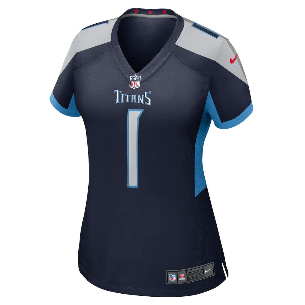 Number 1 Mom Tennessee Titans Women's Game Jersey Navy - Nike