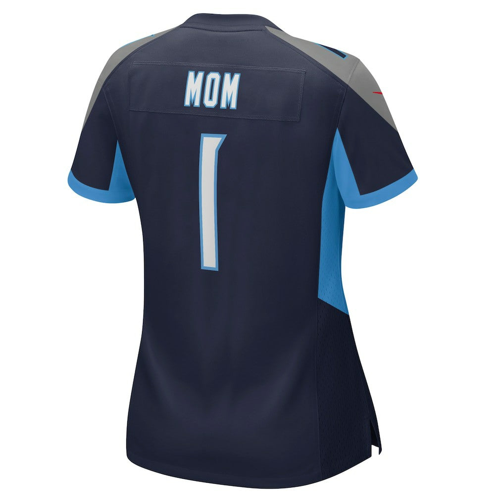 Number 1 Mom Tennessee Titans Women's Game Jersey Navy - Nike