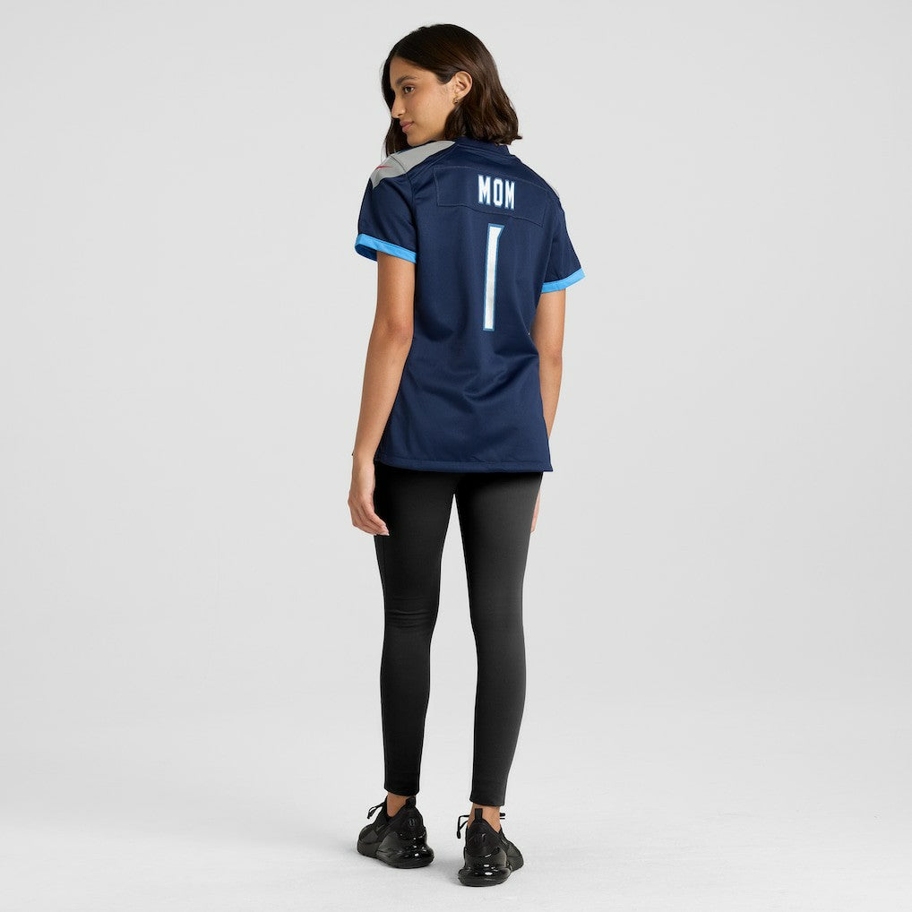 Number 1 Mom Tennessee Titans Women's Game Jersey Navy - Nike