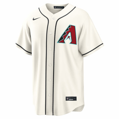 Arizona Diamondbacks Nike Home Replica Custom Jersey - Cream | MLB Jerseys