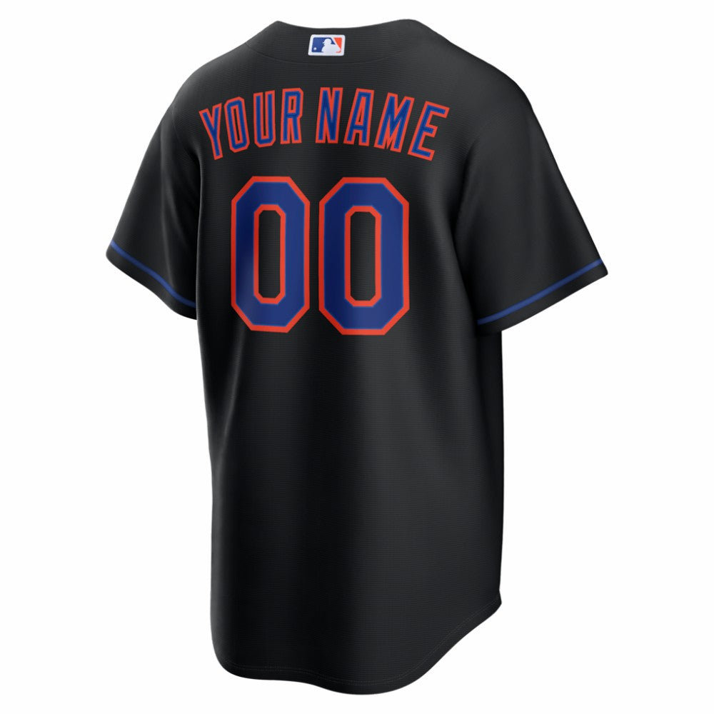 New York Mets Nike Alternate Replica Custom Jersey Near Me