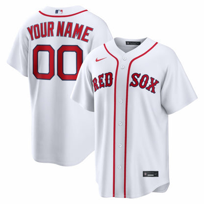 Boston Red Sox Nike Home Replica Custom Jersey - White | MLB Jerseys