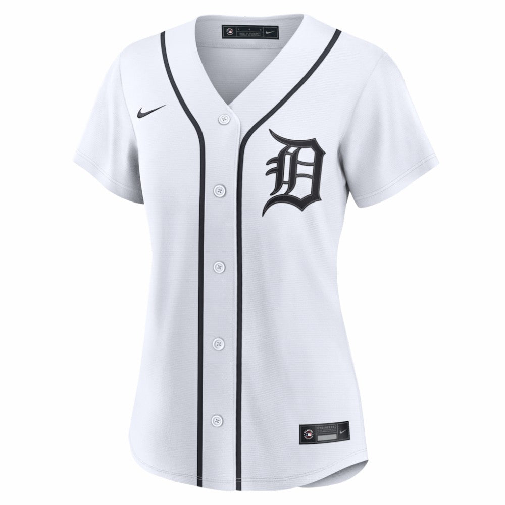 Detroit Tigers Nike Women's Home Replica Custom Jersey - White | MLB Jerseys
