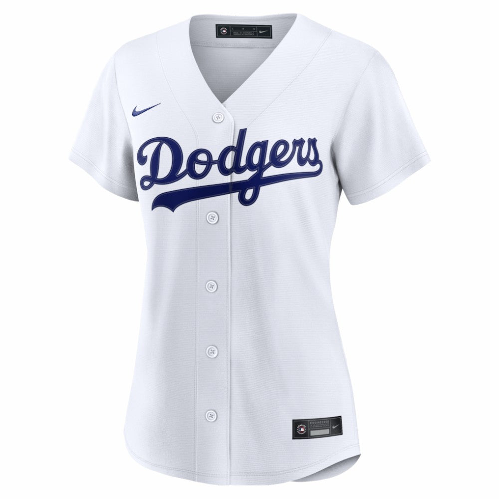Los Angeles Dodgers Nike Women's Home Replica Custom Jersey Online