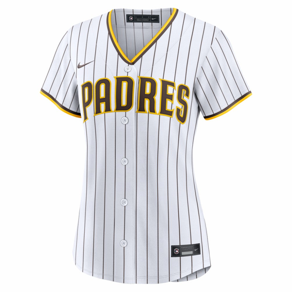 San Diego Padres Nike Women's Home Replica Custom Jersey Lifestyle