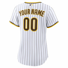 San Diego Padres Nike Women's Home Replica Custom Jersey Lifestyle