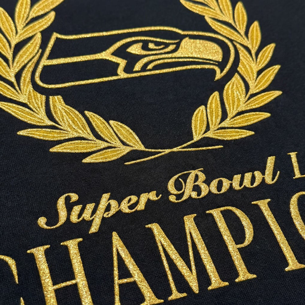 Seattle Seahawks Super Bowl LX Champions USA 250 NFL Gold Standard Fleece Sweatshirt Black - Fanatics