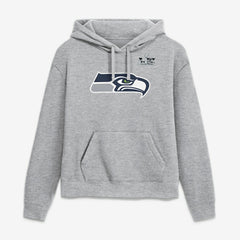 Jaxon Smith-Njigba Seattle Seahawks Women's Super Bowl LX Champions Patch Name & Number Hoodie Heather Gray - Nike