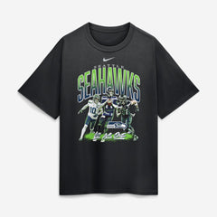 Seattle Seahawks 12 As One Loose T-Shirt Black - Nike