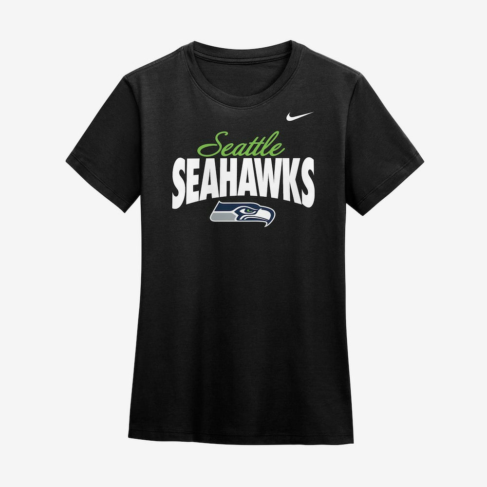 Seattle Seahawks Women's Club T-Shirt Black - Nike