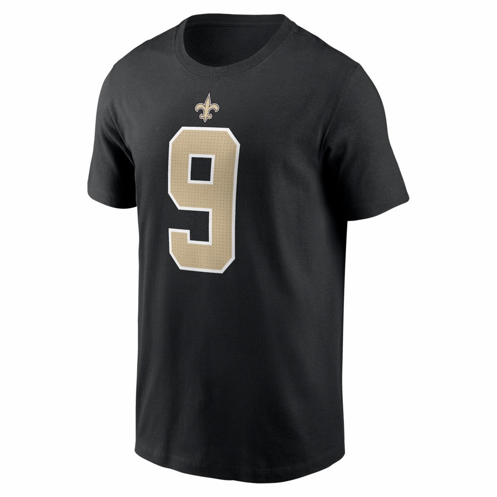 Drew Brees New Orleans Saints Retired Player Name & Number T-Shirt Black - Nike