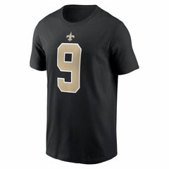 Drew Brees New Orleans Saints Retired Player Name & Number T-Shirt Black - Nike