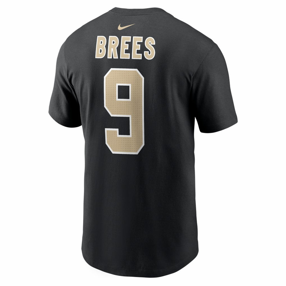 Drew Brees New Orleans Saints Retired Player Name & Number T-Shirt Black - Nike
