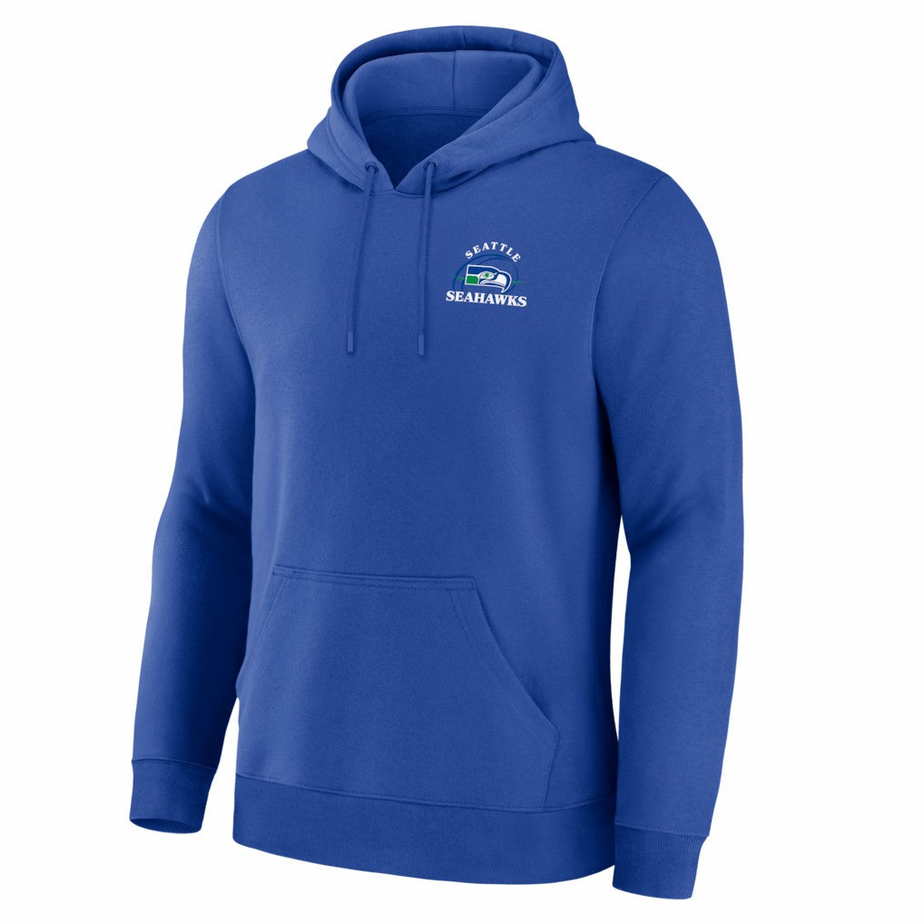 Seattle Seahawks Classic Scribble Legacy Fleece Hoodie Royal - Fanatics