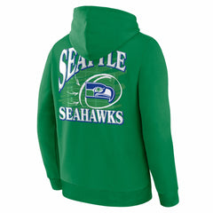 Seattle Seahawks Classic Scribble Legacy Fleece Hoodie Apple Green - Fanatics