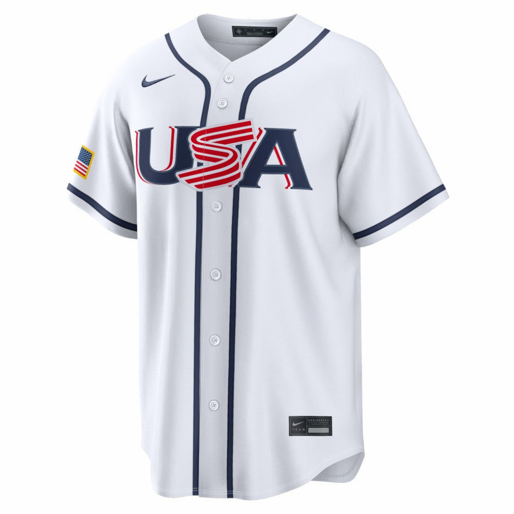 Roman Anthony USA Baseball Nike 2026 World Baseball Classic Home Stadium Jersey - White | MLB Jerseys
