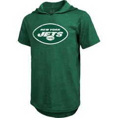 Ahmad Sauce Gardner New York Jets Majestic Threads Player Name & Number Tri-Blend Hoodie T-Shirt Heather Green - NFL