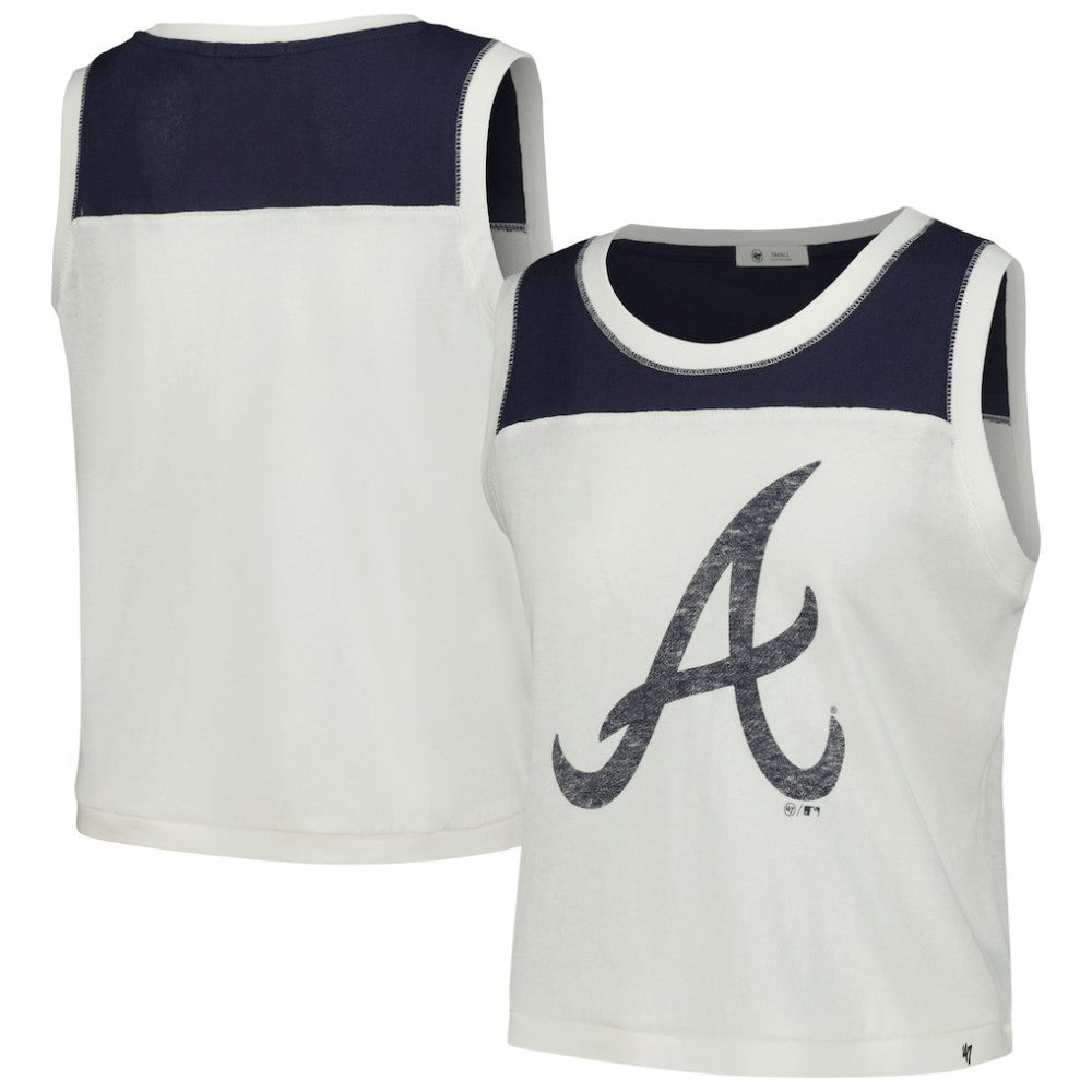 Atlanta Braves '47 Women's Premier Zoey Waist Length Tank Top Clearance