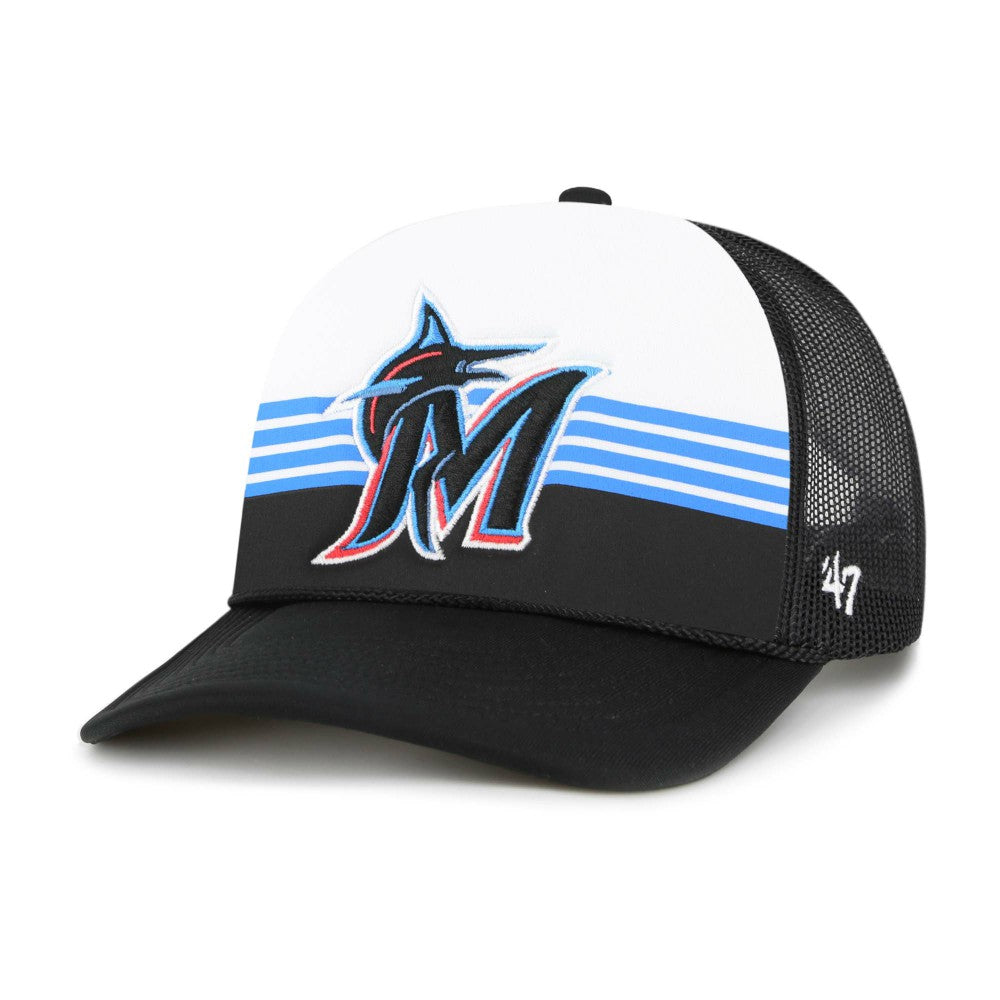 Miami Marlins '47 Lift Off Foam Front Mesh Trucker Adjustable Hat Online