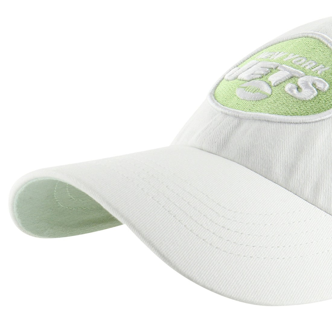 New York Jets '47 Women's Ballpark Cheer Clean Up Adjustable Hat White - 47 brand