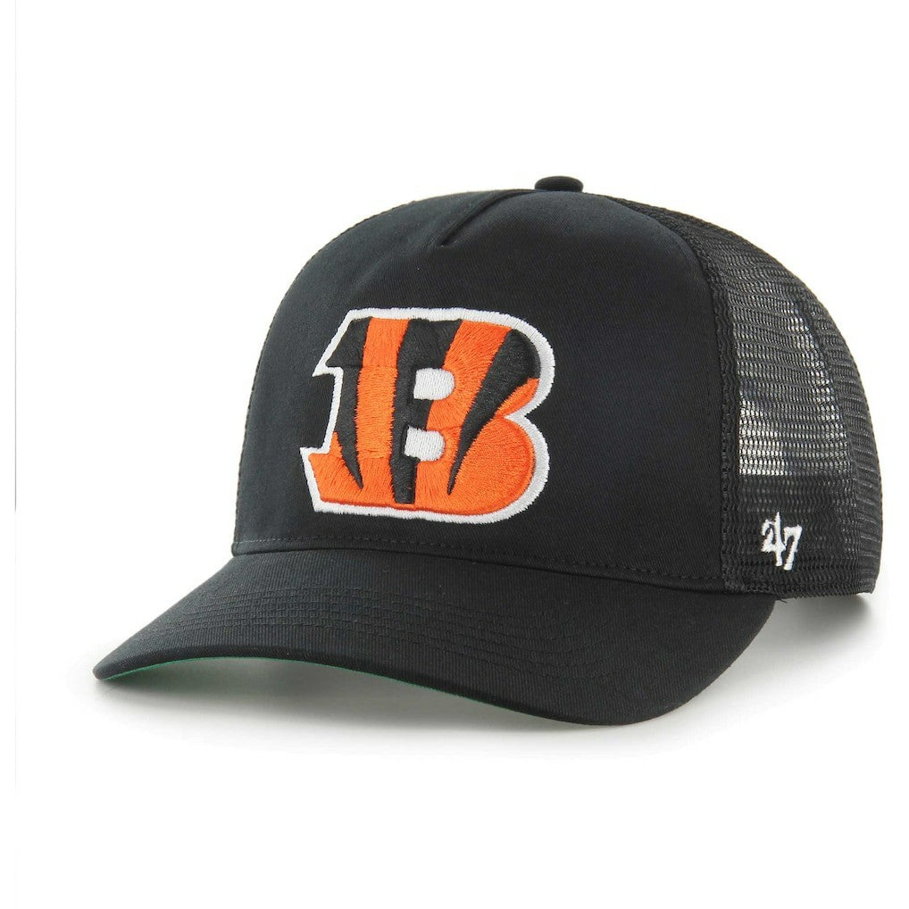 Cincinnati Bengals '47 Mesh Hitch Trucker Adjustable Hat Black - 47 brand