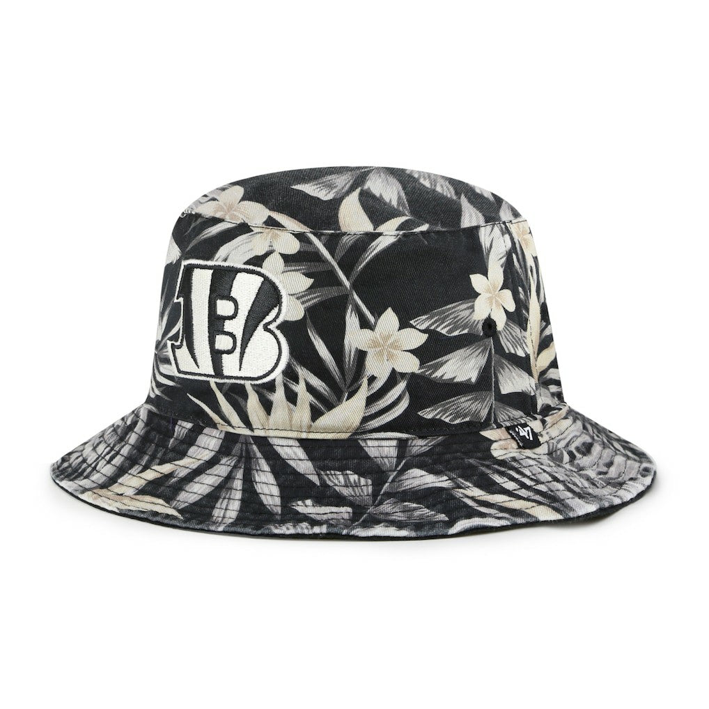 Cincinnati Bengals '47 Tropicalia Bucket Hat Black - 47 brand