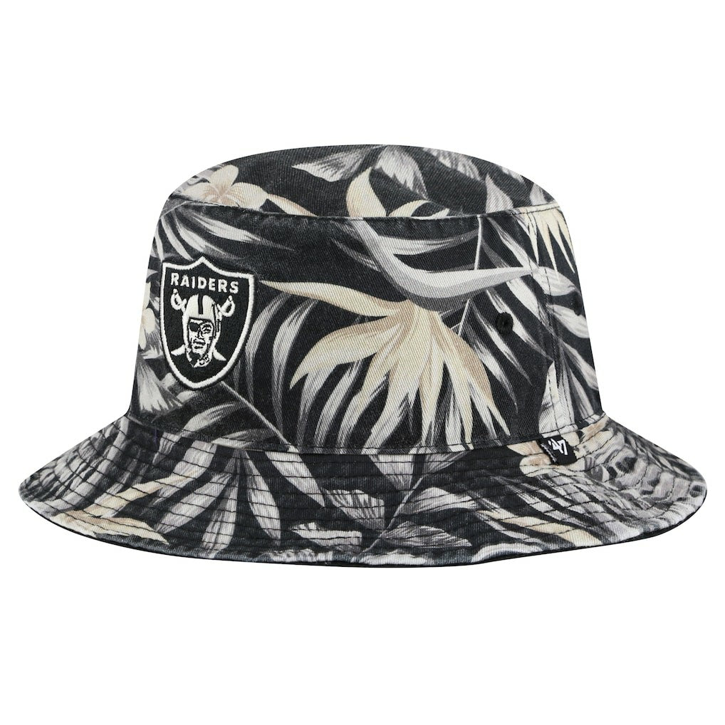 Las Vegas Raiders '47 Tropicalia Bucket Hat Black - 47 brand
