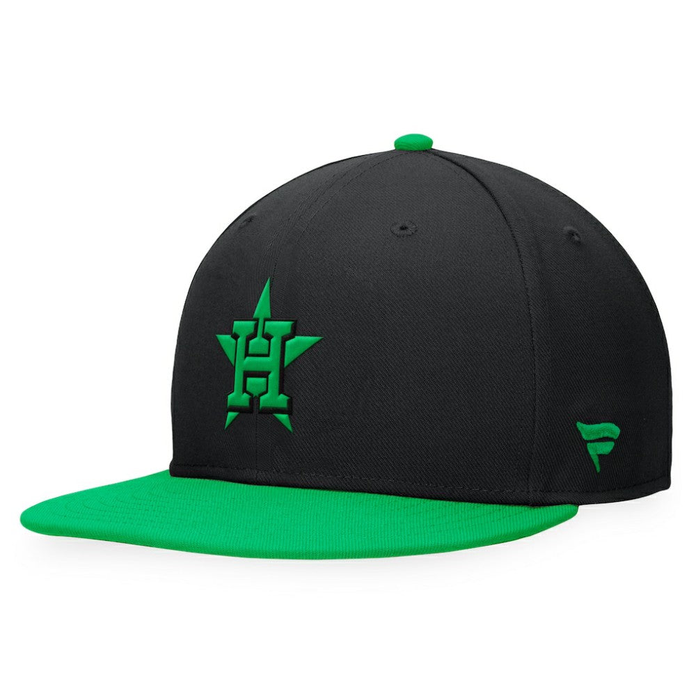 Houston Astros Fanatics Lucky Snapback Hat Clearance