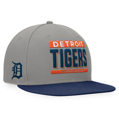Detroit Tigers Fanatics Line Drive Two-Tone Snapback Hat Lifestyle