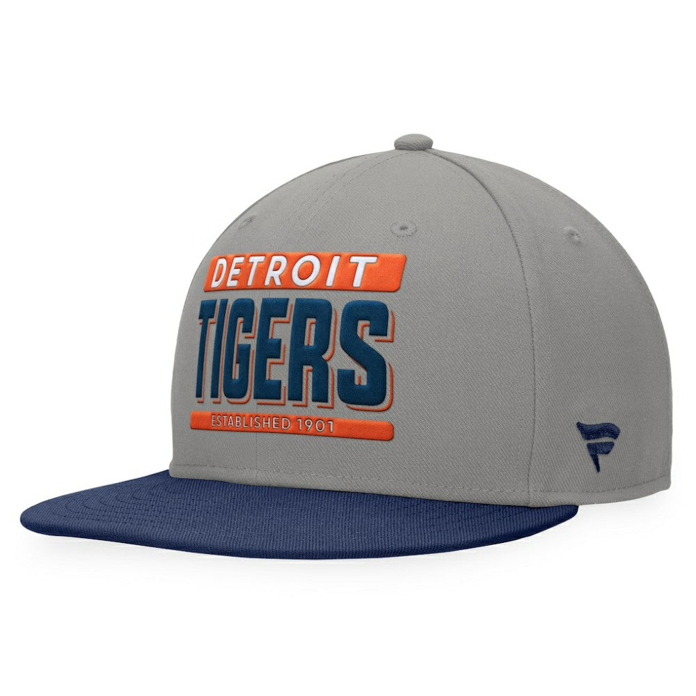 Detroit Tigers Fanatics Line Drive Two-Tone Snapback Hat Lifestyle