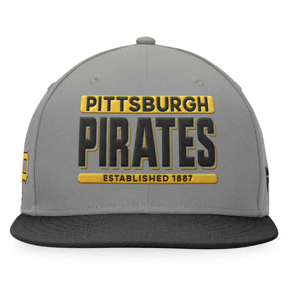 Pittsburgh Pirates Fanatics Line Drive Two-Tone Snapback Hat Lifestyle